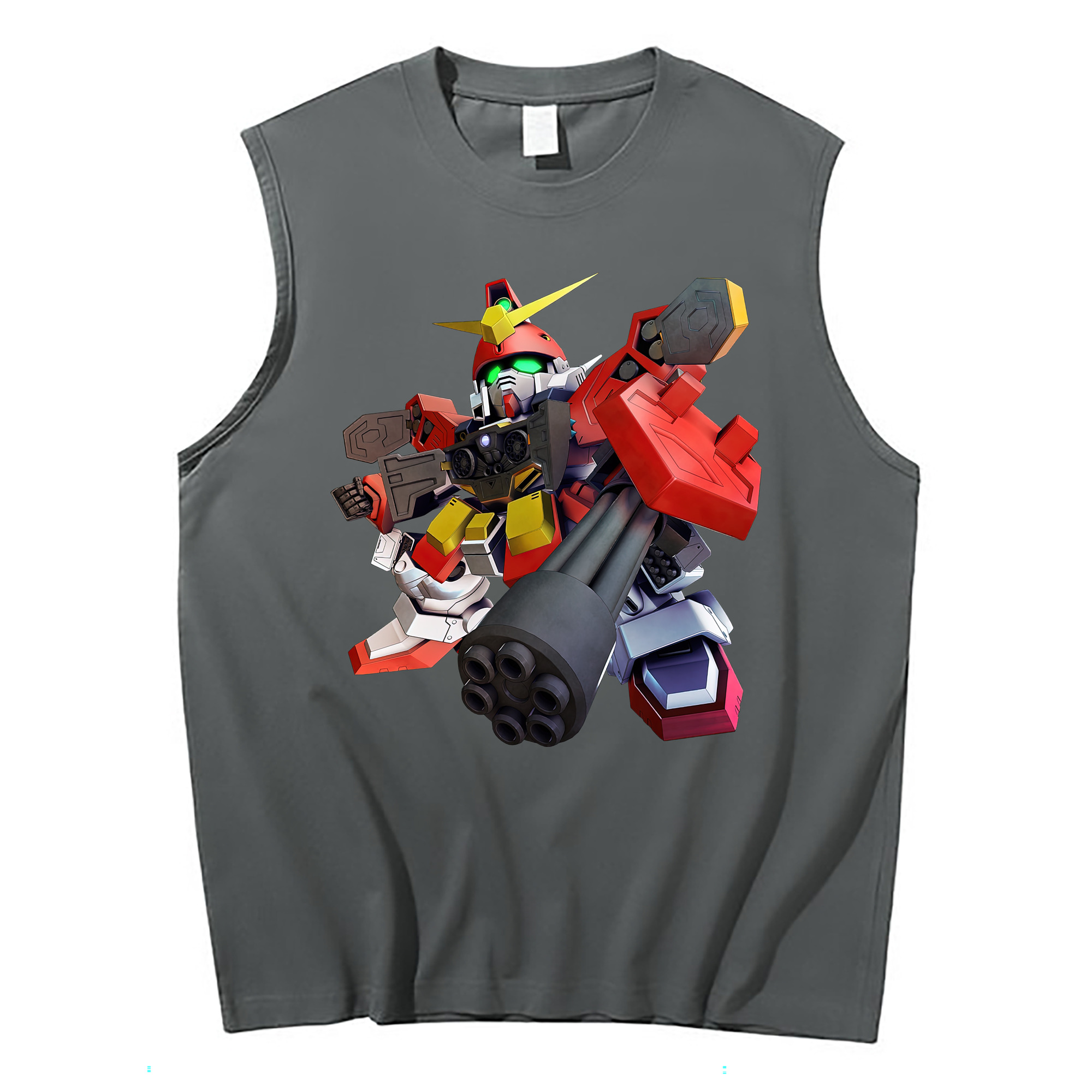 （画像用） 機動戦士ガンダム Mobile Suit Gundam コットン100％タンクトップ（フロントプリント）